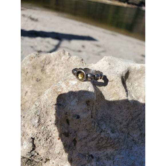 Vintage Jewelry - Amber Ring
